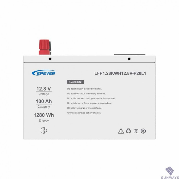 Аккумулятор EPEVER LFP1.28KWH12.8V-P20L1 купить в Белгороде