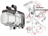 Eberspacher Hydronic Гидроник S3 (5кВт) + Монтажный комплект купить в Белгороде